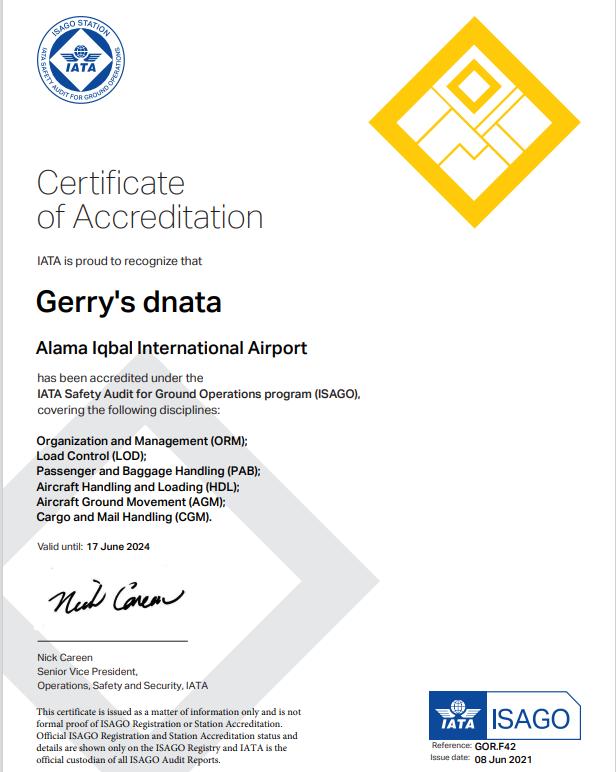 Ground Handling Certification 2